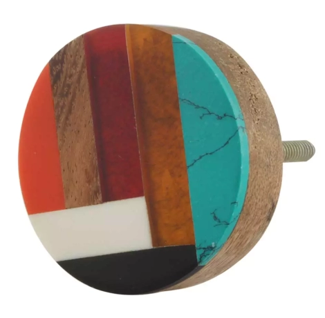 45068Multicolor Resin And Wood Cabinet Knob (18)
