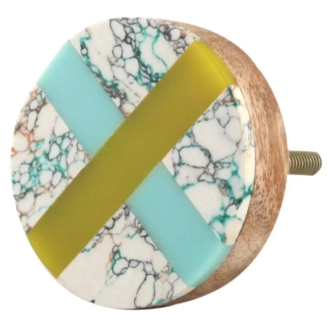 45070Multicolor Resin And Wood Cabinet Knob (26)