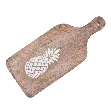 60195Pineapple Carved Wooden Chopping Board for Meat, Veggies and Fruits (4)