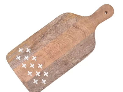 60199Handcrafted Wooden Chopping Board With Starry Pattern (4)